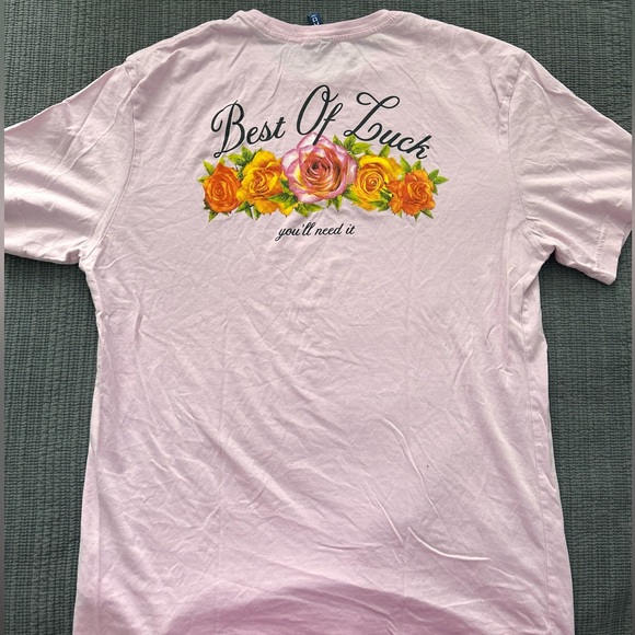 Pink Divided Graphic Tee - Picture 2 of 3